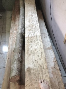 Balsa now safely inside the Surf Hut South to dry out in a dry clean invirament 